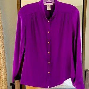 DVF silk blouse